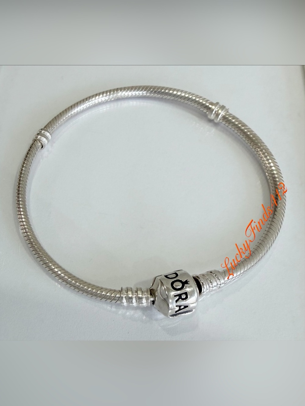 Pandora Moments Snake Chain Clasp Bracelet Silver